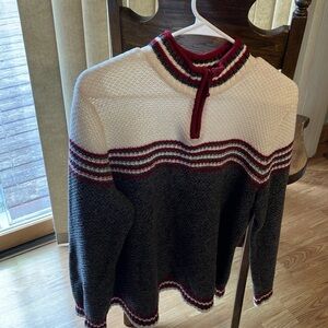 Christopher & Banks XL 1/4 zip pullover Light weight knit sweater.  Preowned.